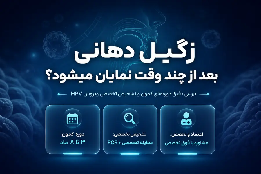 زگیل دهانی بعد از چند وقت نمایان می شود؟