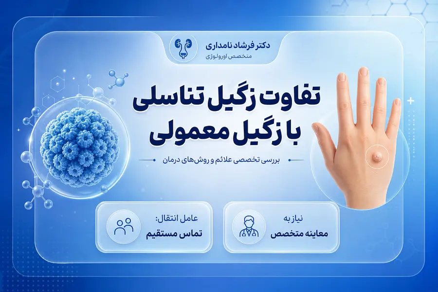 تفاوت زگیل تناسلی با زگیل معمولی | فرق زگیل تناسلی با زگیل معمولی چیست؟
